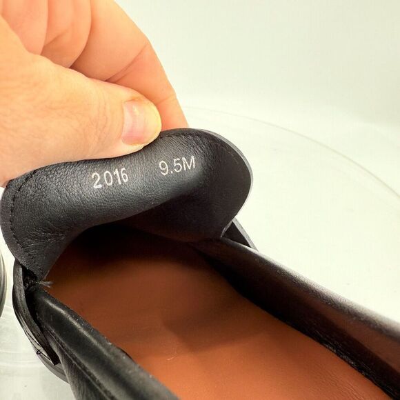 Aquatalia Josette Leather Slip On Heeled Loafers Waterproof - Picture 15 of 15